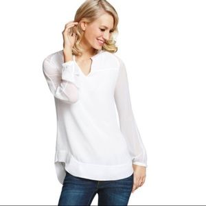 CAbi Allure Blouse - size small - white